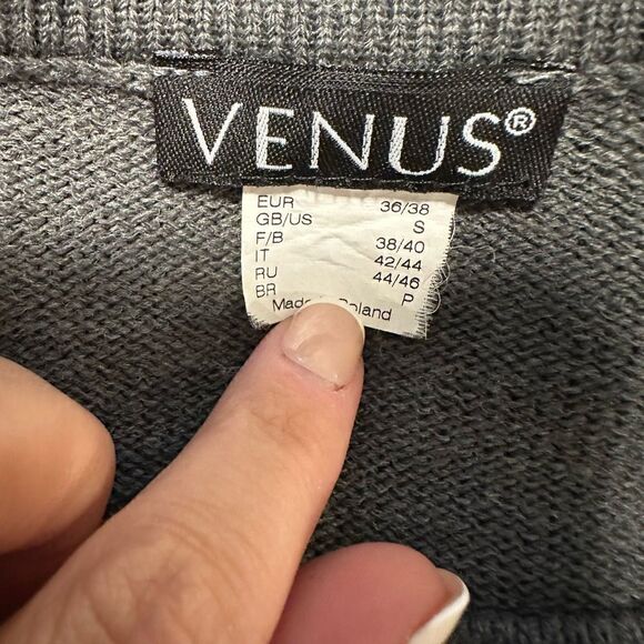 Venus Color Block Wool Blend Sweater Dress size small - Picture 3 of 5